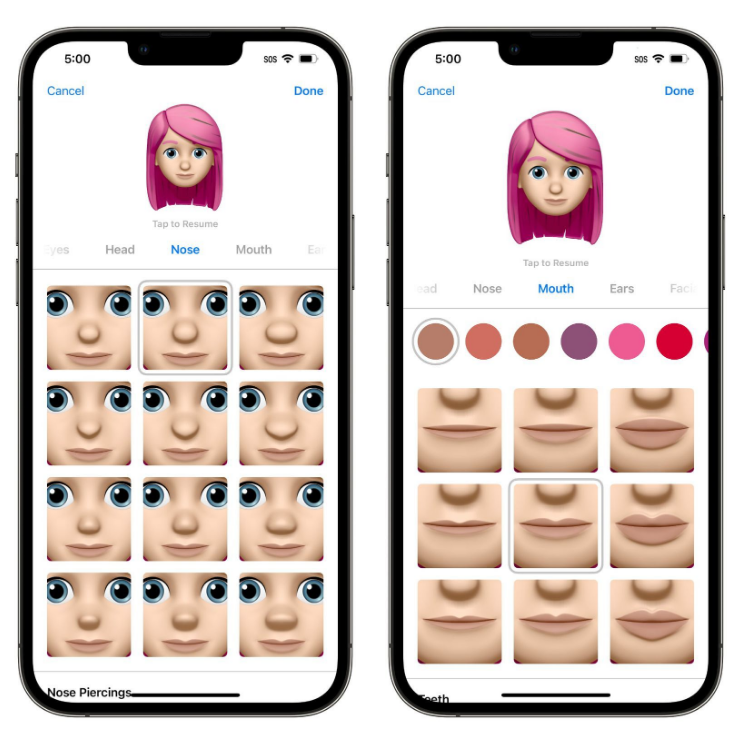 江北苹果手机维修分享​iOS 16中的拟我表情有了哪些变化和升级 