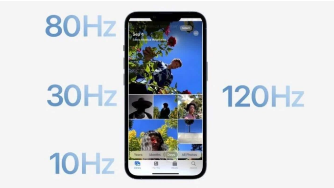 江北苹果14维修分享iPhone 14有高刷吗 