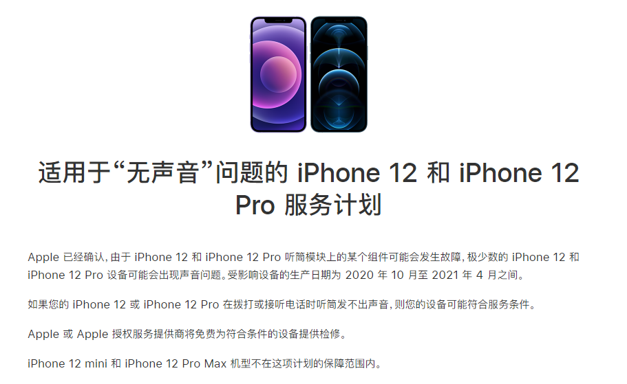 江北苹果手机维修分享iPhone 12/Pro 拨打或接听电话时无声音怎么办 